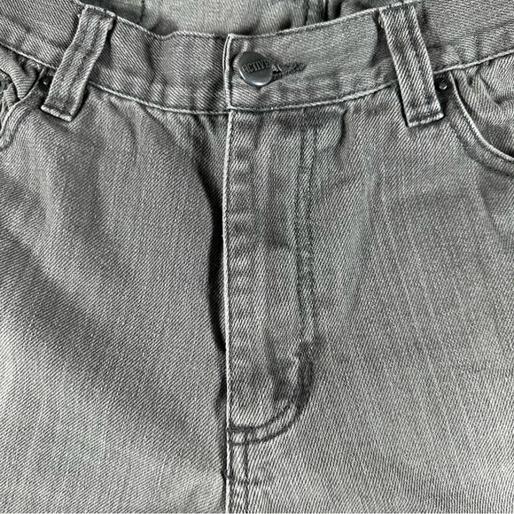 Active Churchill Regular Fit‎ Straight Leg Men's Jeans 34x28 Y2K Skate Shop Gray - Picture 5 of 10